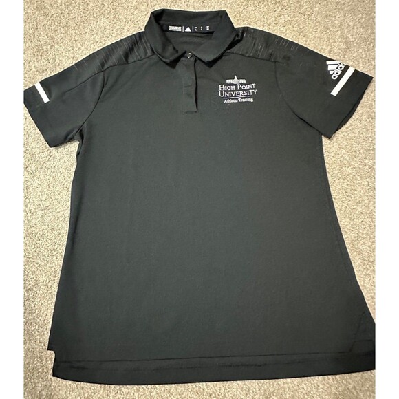 Adidas HPU High Point University Athletic Training black women’s polo, size L - Picture 1 of 5